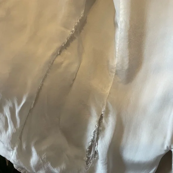 Zara Beige Linen Women's Blazer Small - Picture 4 of 9